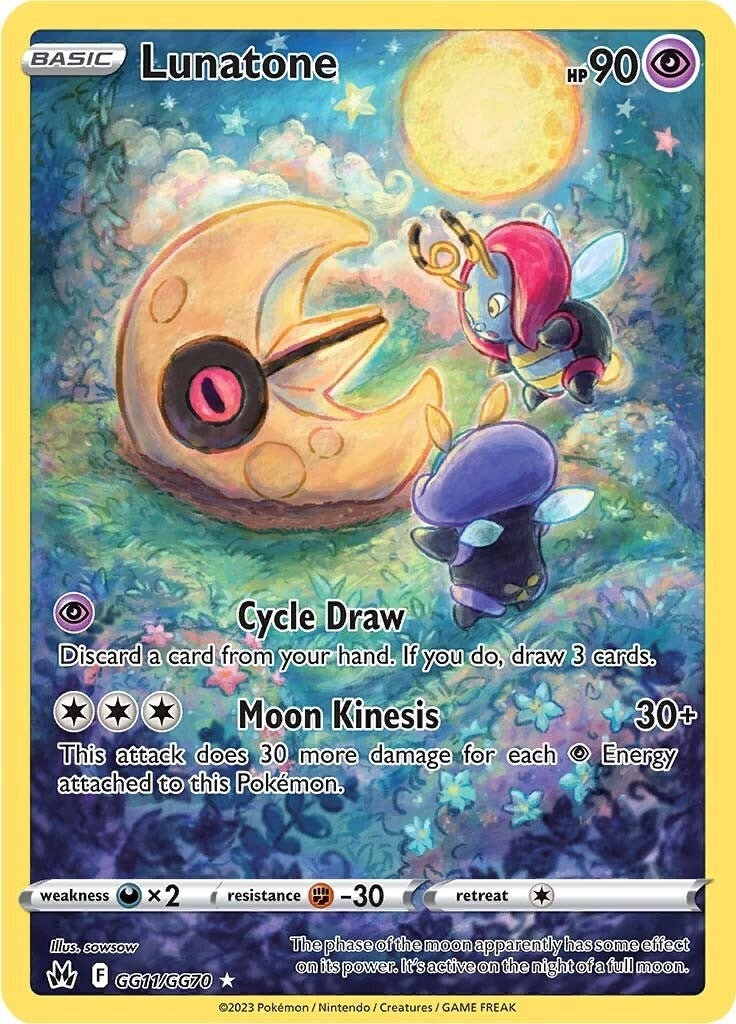 Image for Lunatone (GG11/GG70) (SWSH: Crown Zenith: Galarian Gallery) (CRZ:GG) - Pokemon
