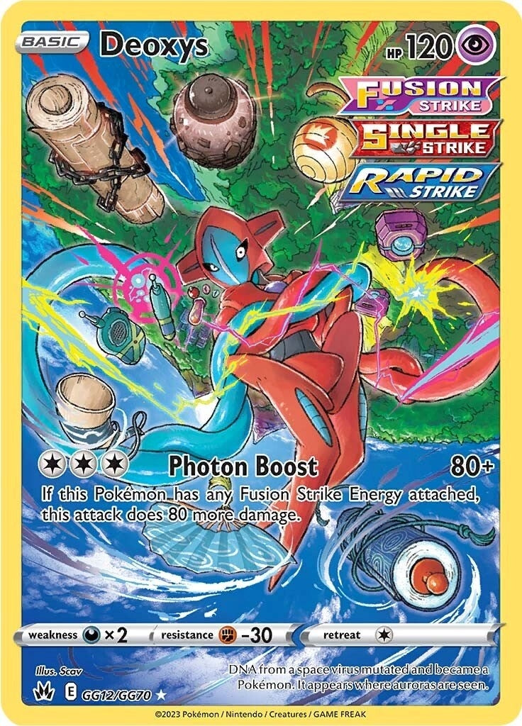 Image for Deoxys (GG12/GG70) (SWSH: Crown Zenith: Galarian Gallery) (CRZ:GG) - Pokemon