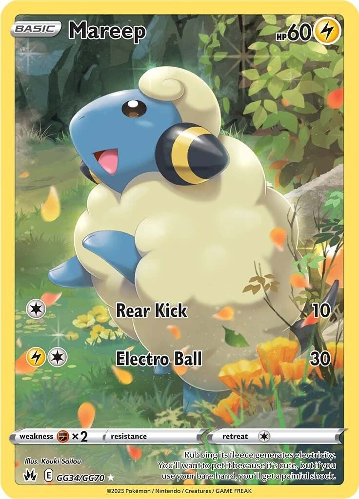 Image for Mareep (GG34/GG70) (SWSH: Crown Zenith: Galarian Gallery) (CRZ:GG) - Pokemon