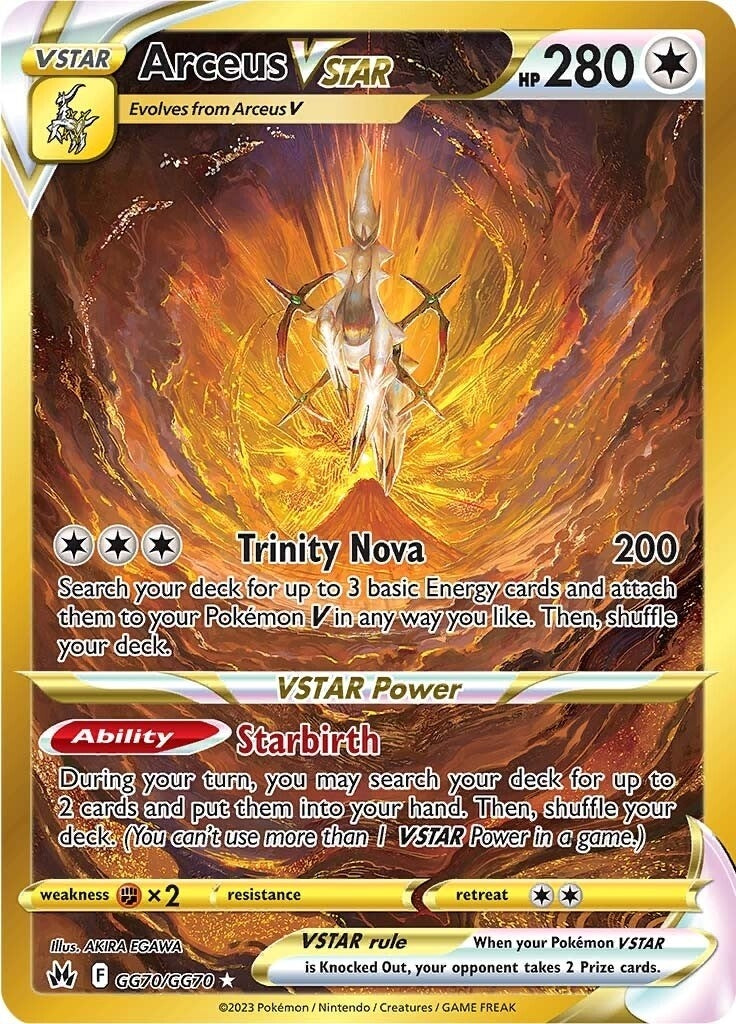 Image for Arceus VSTAR (Secret) (GG70/GG70) (SWSH: Crown Zenith: Galarian Gallery) (CRZ:GG) - Pokemon