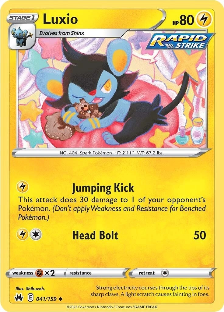 Image for Luxio (41) (041/159) (SWSH: Crown Zenith) (CRZ) - Pokemon