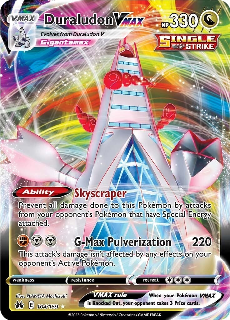 Image for Duraludon VMAX (104/159) (SWSH: Crown Zenith) (CRZ) - Pokemon