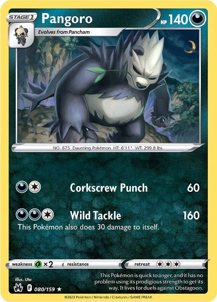 Image for Pangoro (080/159) (SWSH: Crown Zenith) (CRZ) - Pokemon