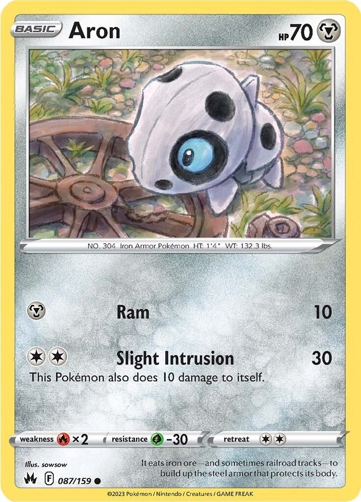 Image for Aron (087/159) (SWSH: Crown Zenith) (CRZ) - Pokemon
