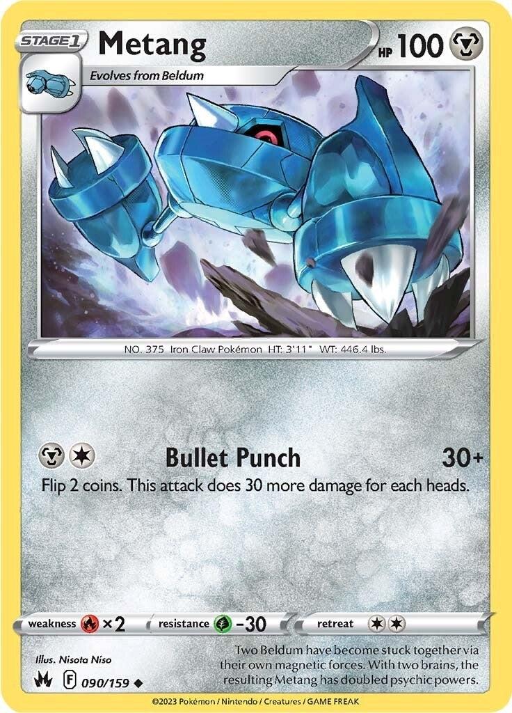 Image for Metang (090/159) (SWSH: Crown Zenith) (CRZ) - Pokemon