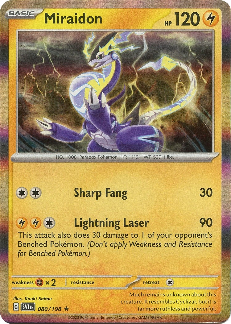 Image for Miraidon (080/198) (SV01: Scarlet & Violet Base Set) - Pokemon