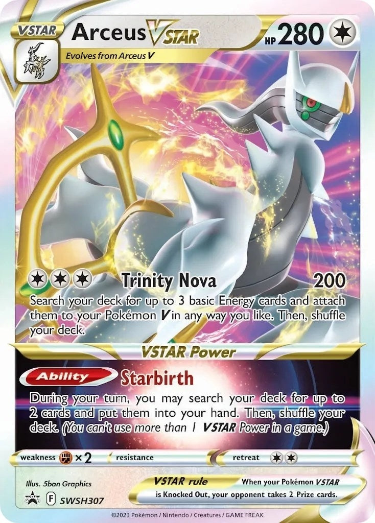 Image for Arceus VSTAR - SWSH307 (SWSH307) (SWSH: Sword & Shield Promo Cards) (SWSD) - Pokemon