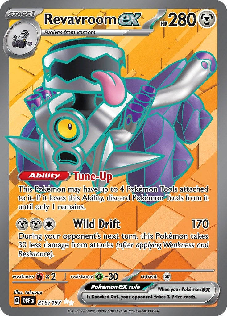 Image for Revavroom ex (216/197) (SV03: Obsidian Flames) - Pokemon