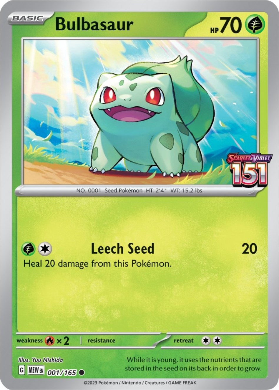 Bulbasaur - 001/165 (Best Buy Exclusive) (001/165) (Miscellaneous Cards & Products)