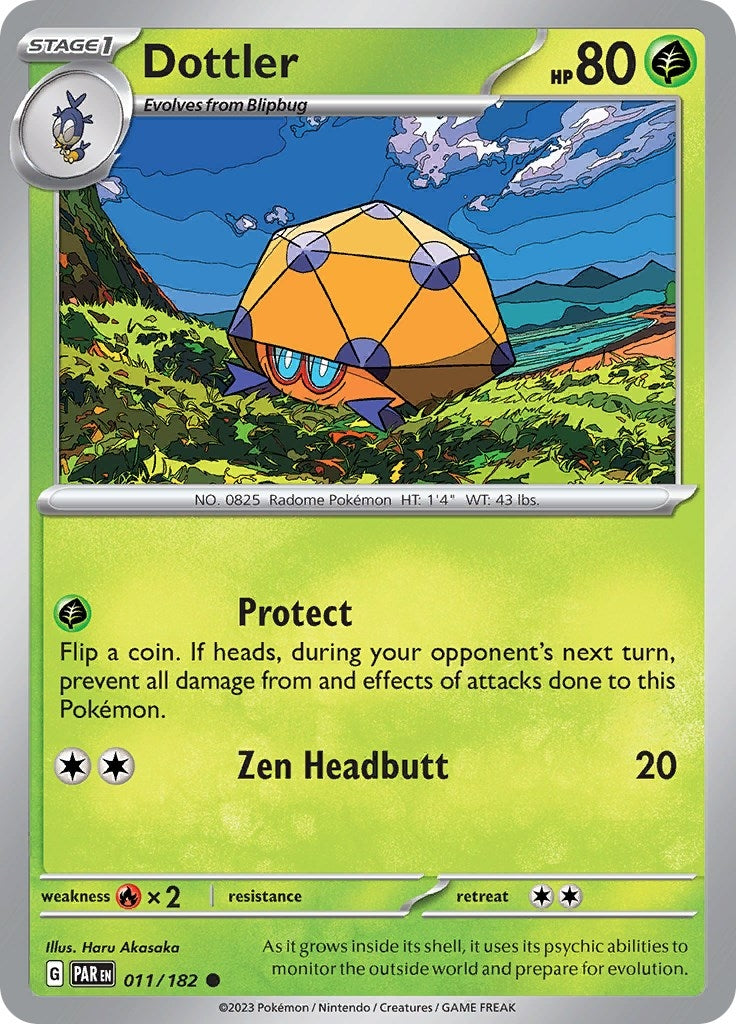 Image for Dottler (011/182) (SV04: Paradox Rift) - Pokemon