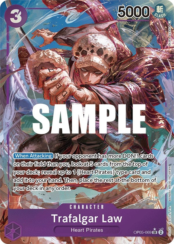 Trafalgar Law (Alternate Art) (069) (OP05-069) (Awakening of the New Era)