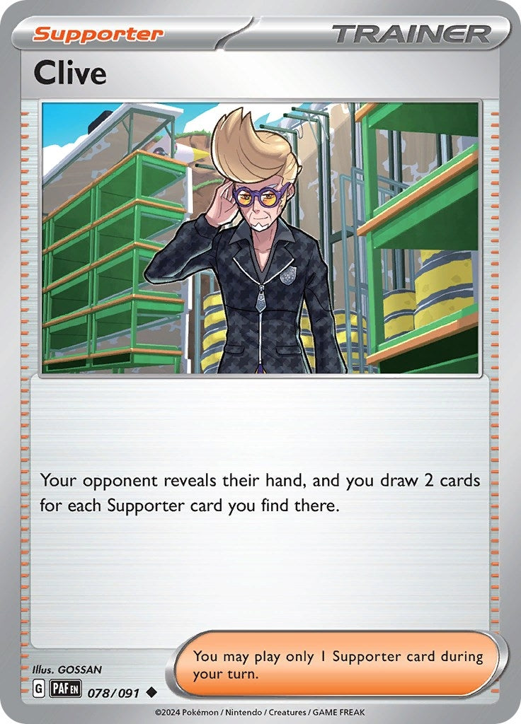 Image for Clive (078/091) (SV: Paldean Fates) - Pokemon
