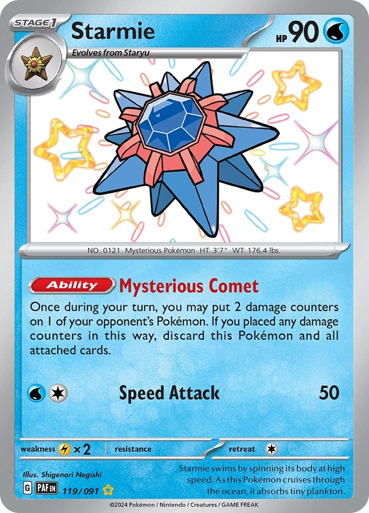 Image for Starmie (119/091) (SV: Paldean Fates) - Pokemon