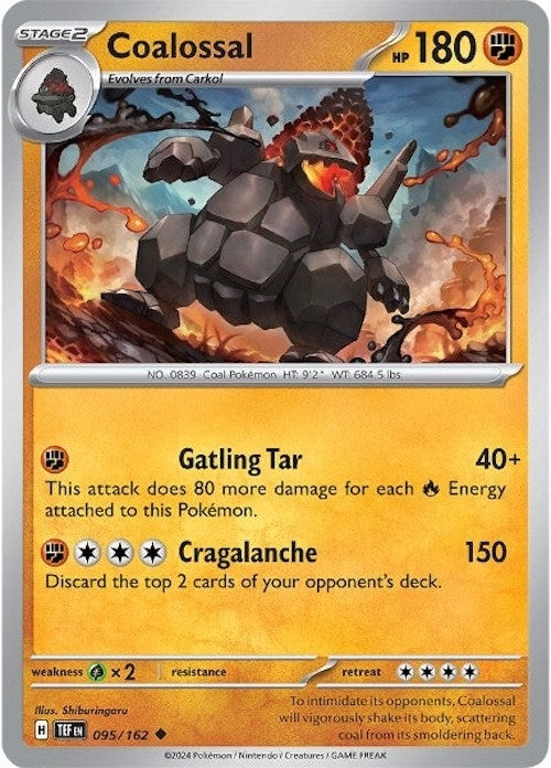 Image for Coalossal (095/162) (SV05: Temporal Forces) - Pokemon