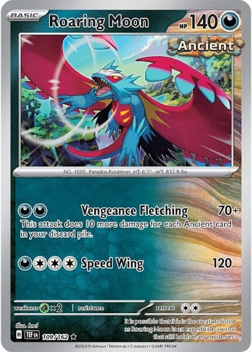 Image for Roaring Moon (109/162) (SV05: Temporal Forces) - Pokemon