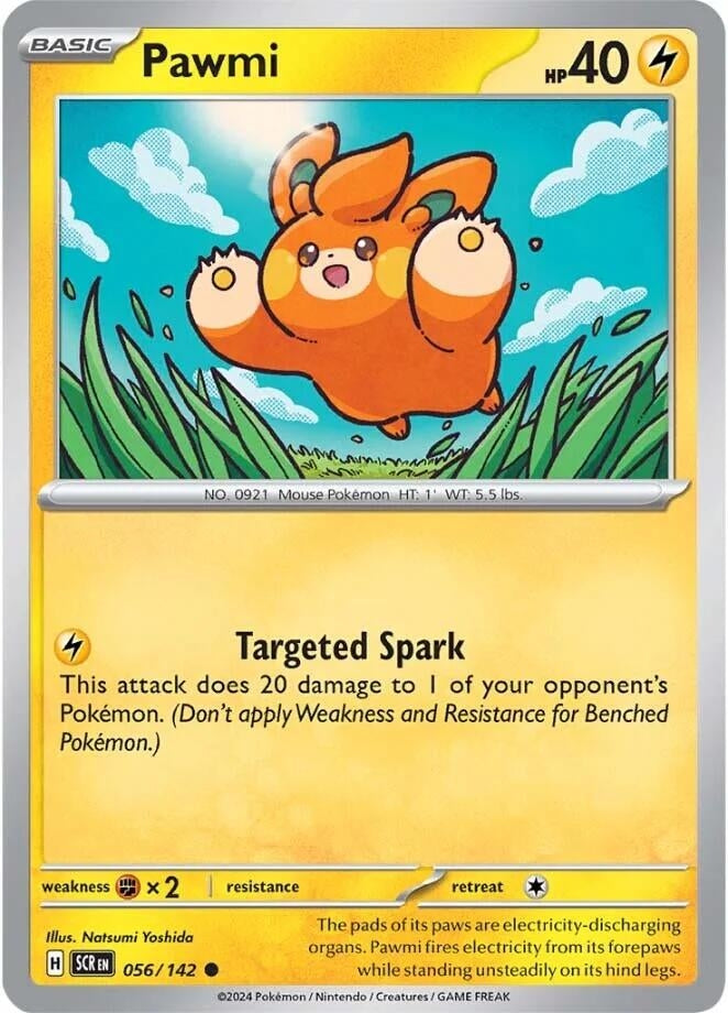 Image for Pawmi (056/142) (SV07: Stellar Crown) - Pokemon