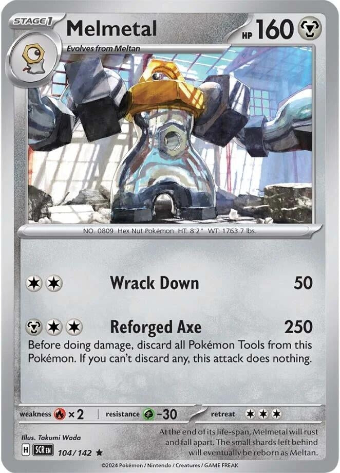 Image for Melmetal (104/142) (SV07: Stellar Crown) - Pokemon