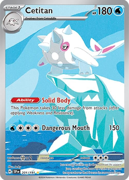 Image for Cetitan (201/191) (SV08: Surging Sparks) - Pokemon