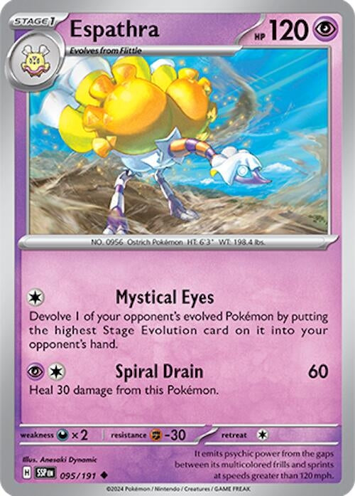 Image for Espathra (095/191) (SV08: Surging Sparks) - Pokemon