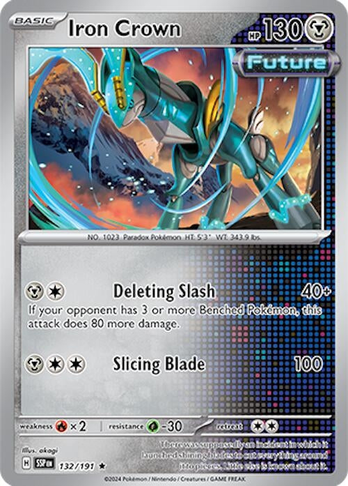 Image for Iron Crown (132/191) (SV08: Surging Sparks) - Pokemon