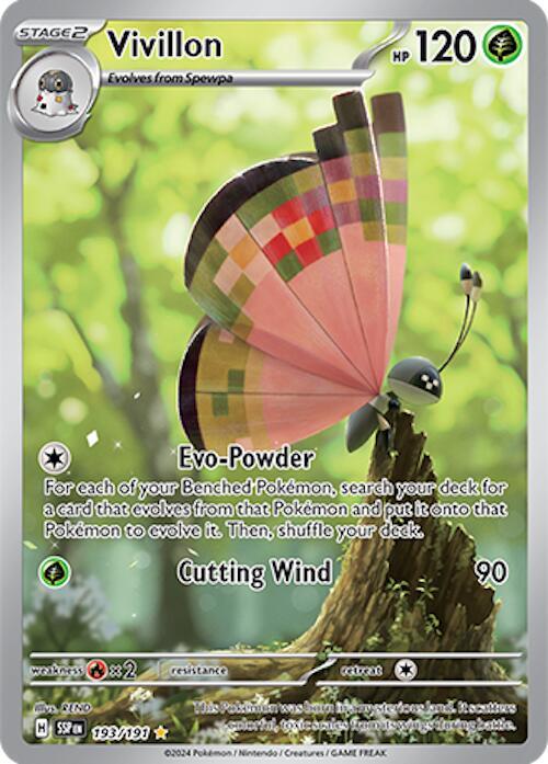 Vivillon - 193/191 - SV08: Surging Sparks (SSP)