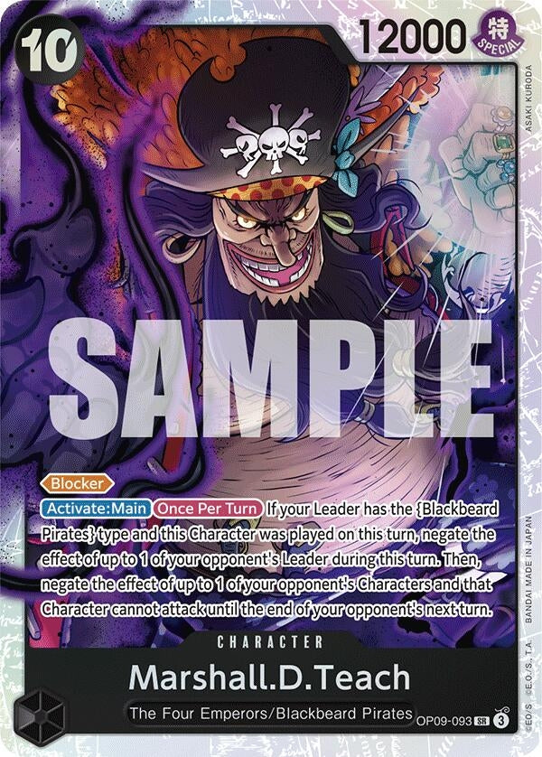 Marshall.D.Teach (093) (OP09-093) (Emperors in the New World)