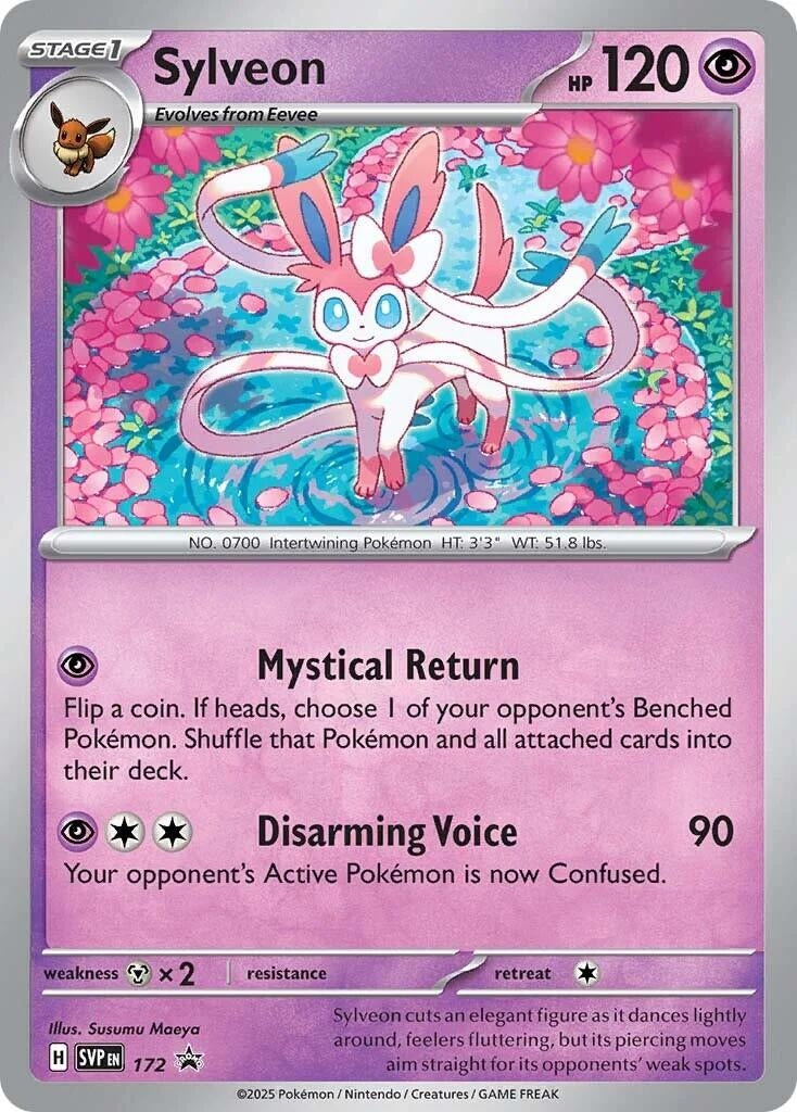 Image for Sylveon - 172 (Cosmos Holo) (172) (SV: Scarlet & Violet Promo Cards) - Pokemon