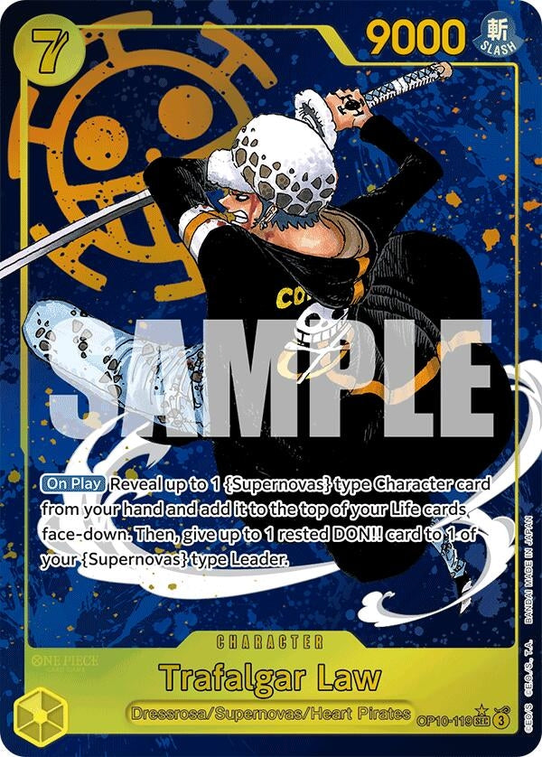 Trafalgar Law (119) (Parallel) (OP10-119) (Royal Blood)