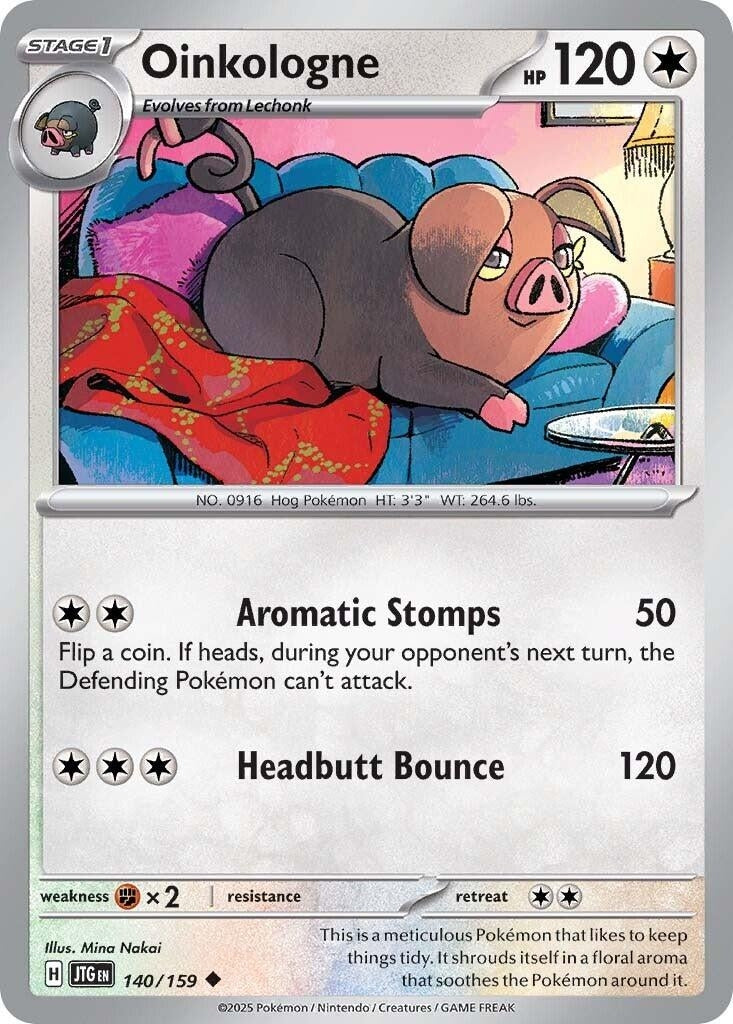 Image for Oinkologne (140/159) (SV09: Journey Together) - Pokemon