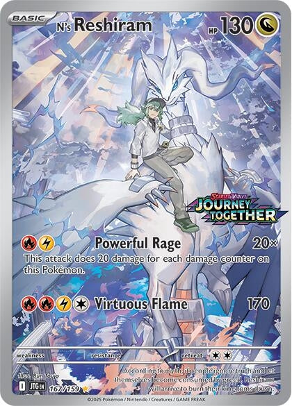 N's Reshiram - 167/159 (Journey Together Stamped) (167/159) (Miscellaneous Cards & Products)