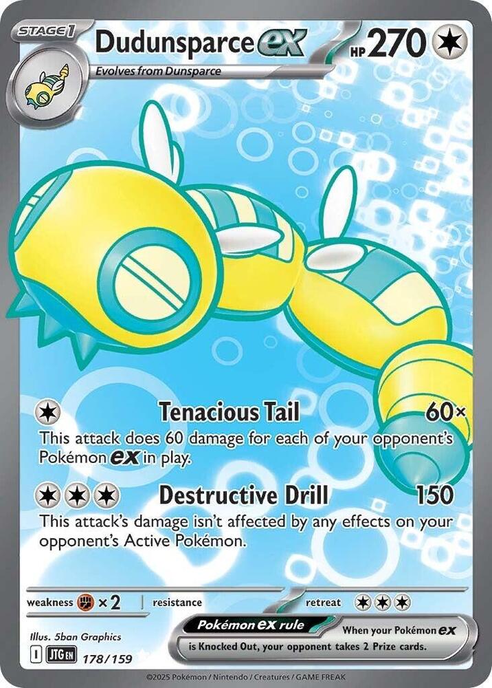 Dudunsparce ex - 178/159 - SV09: Journey Together (JTG)