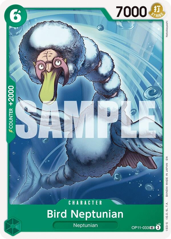 Image for Bird Neptunian (OP11-033) (A Fist of Divine Speed) (OP11) - One Piece Card Game