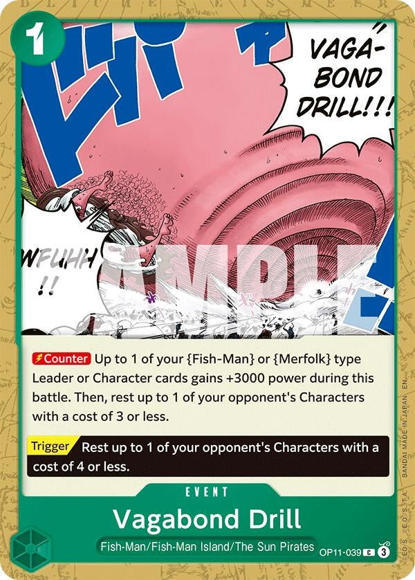 Image for Vagabond Drill (OP11-039) (A Fist of Divine Speed) (OP11) - One Piece Card Game