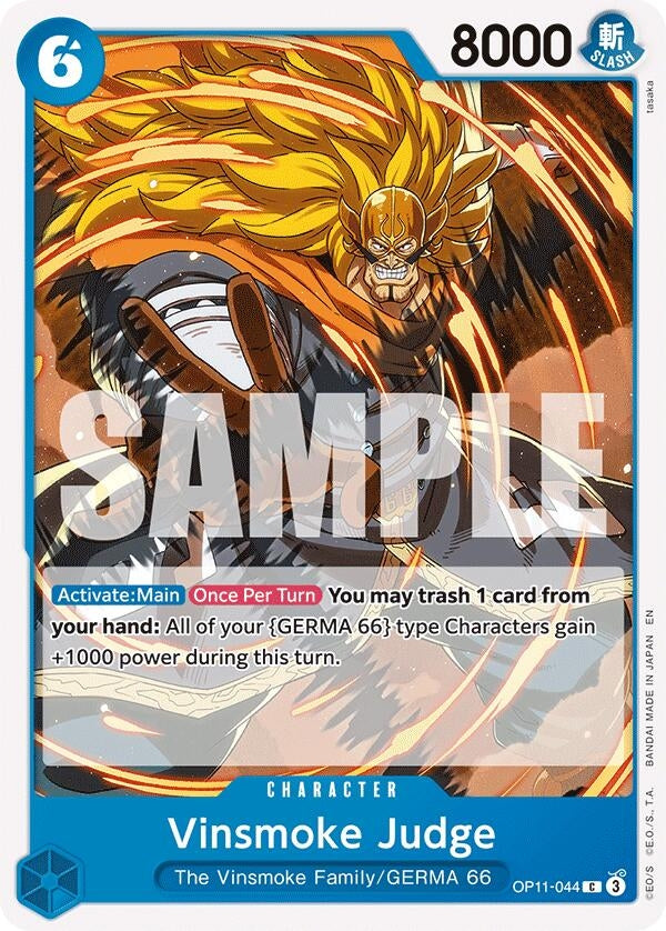 Image for Vinsmoke Judge (OP11-044) (A Fist of Divine Speed) (OP11) - One Piece Card Game