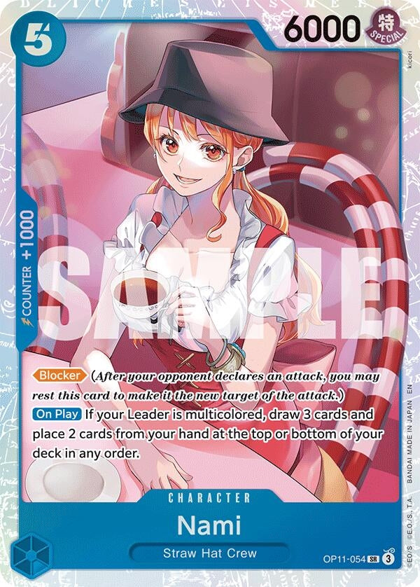 Image for Nami (054) (OP11-054) (A Fist of Divine Speed) (OP11) - One Piece Card Game