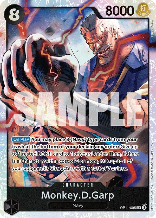 Image for Monkey.D.Garp (OP11-095) (A Fist of Divine Speed) (OP11) - One Piece Card Game