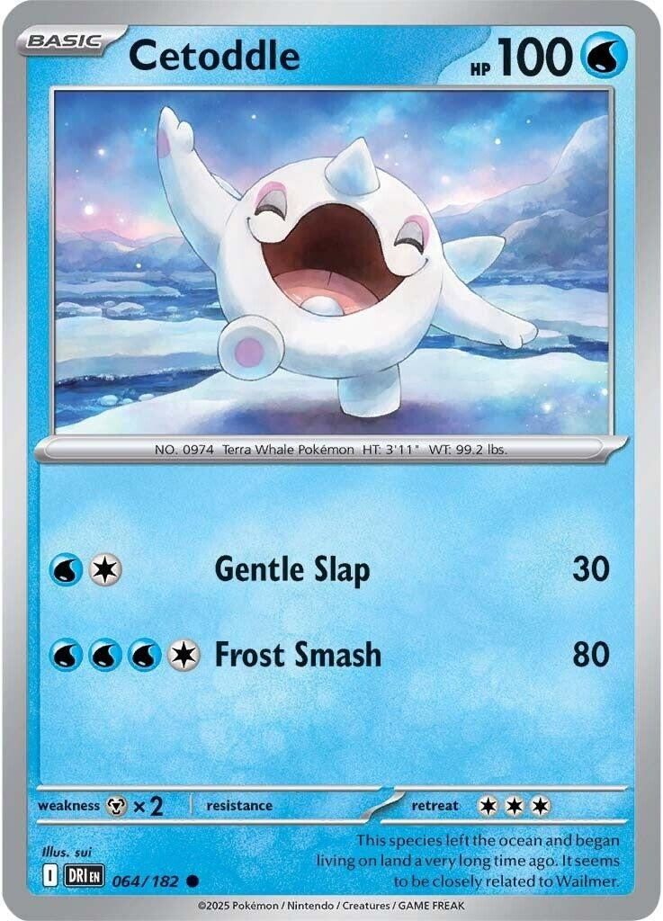 Image for Cetoddle (064/182) (SV10: Destined Rivals) - Pokemon