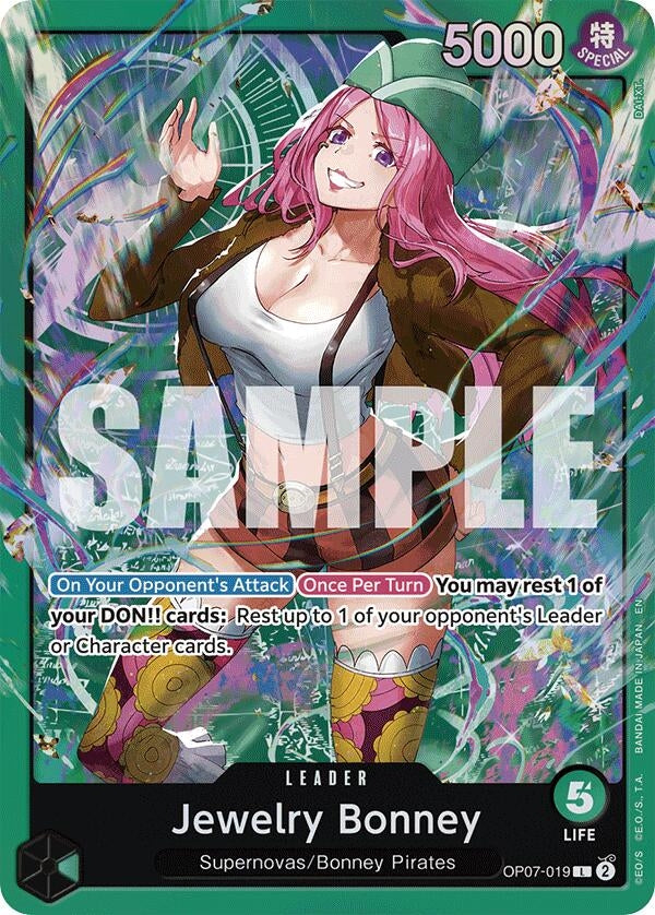 Jewelry Bonney (OP07-019) (OP07-019) (ST-24: Starter Deck 24 GREEN Jewelry Bonney)
