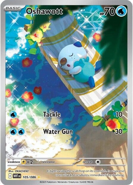Image for Oshawott (105/086) (SV: White Flare) - Pokemon