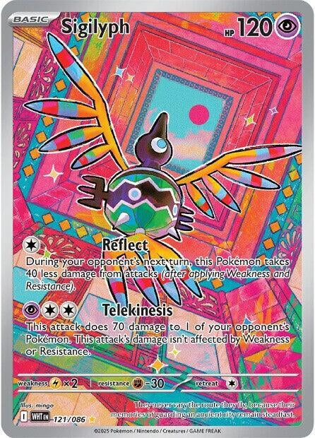 Image for Sigilyph (121/086) (SV: White Flare) - Pokemon