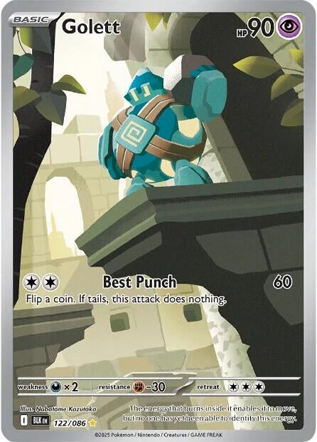 Image for Golett (122/086) (SV: Black Bolt) - Pokemon