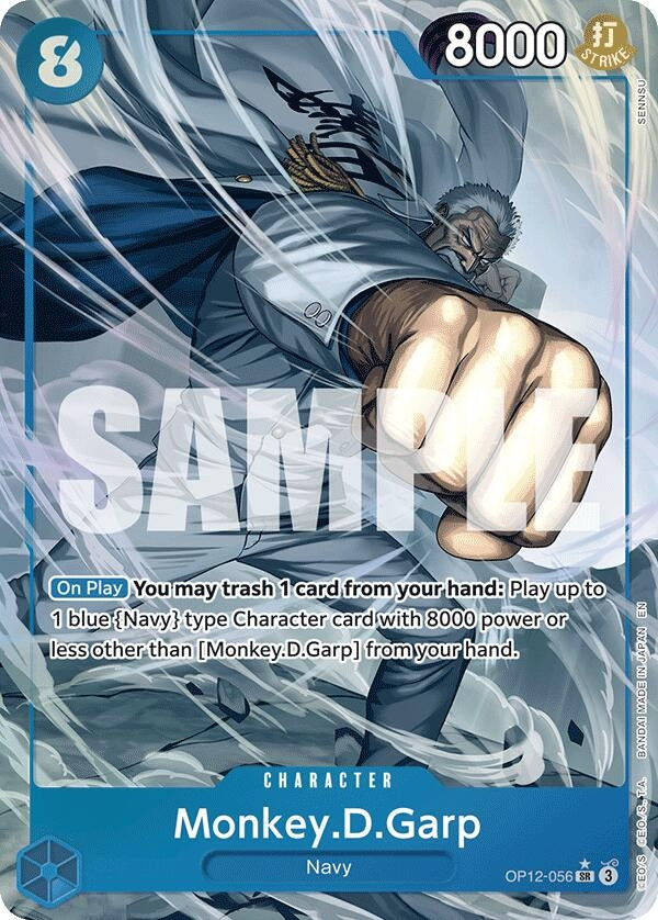 Image for Monkey.D.Garp (Alternate Art) (OP12-056) (Legacy of the Master) (OP12) - One Piece Card Game