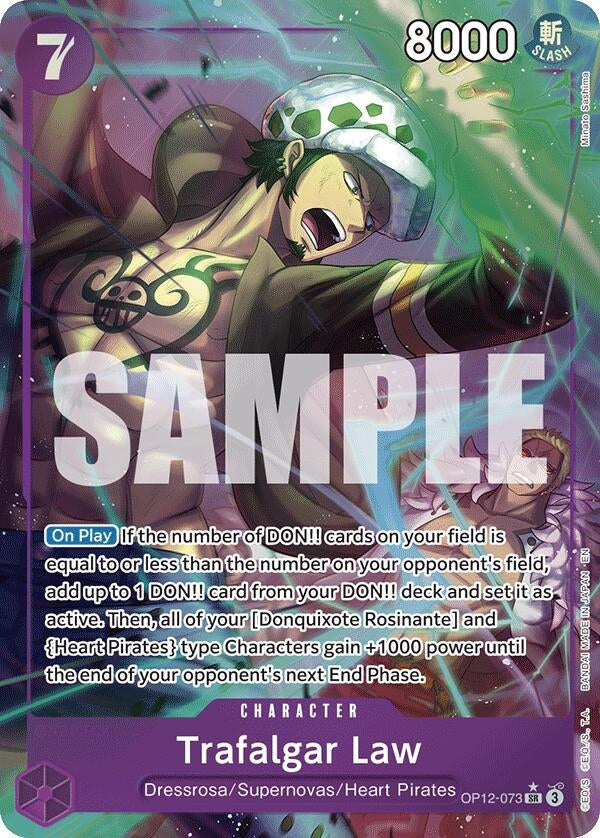 Image for Trafalgar Law (073) (Alternate Art) (OP12-073) (Legacy of the Master) (OP12) - One Piece Card Game