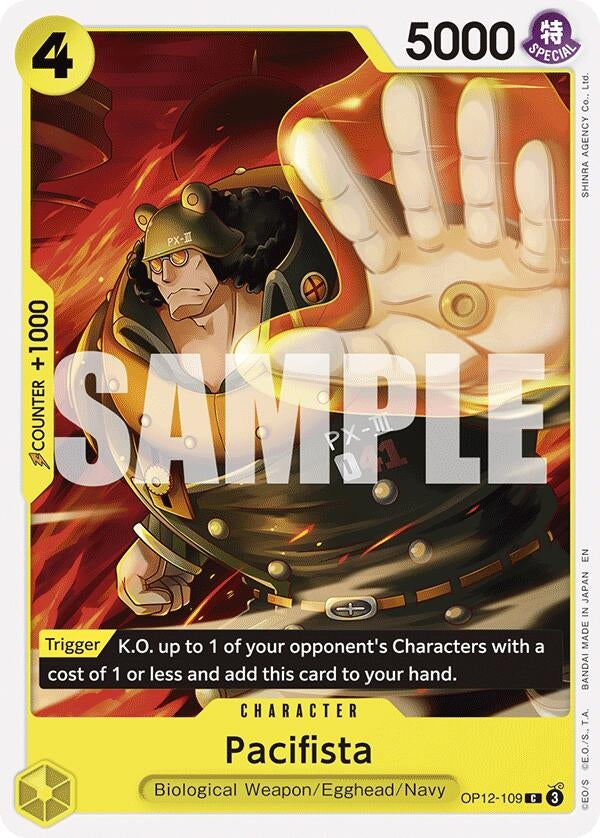 Image for Pacifista (OP12-109) (Legacy of the Master) (OP12) - One Piece Card Game