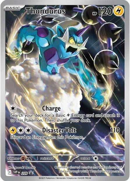 Image for Thundurus - 209 (209) (SV: Scarlet & Violet Promo Cards) - Pokemon