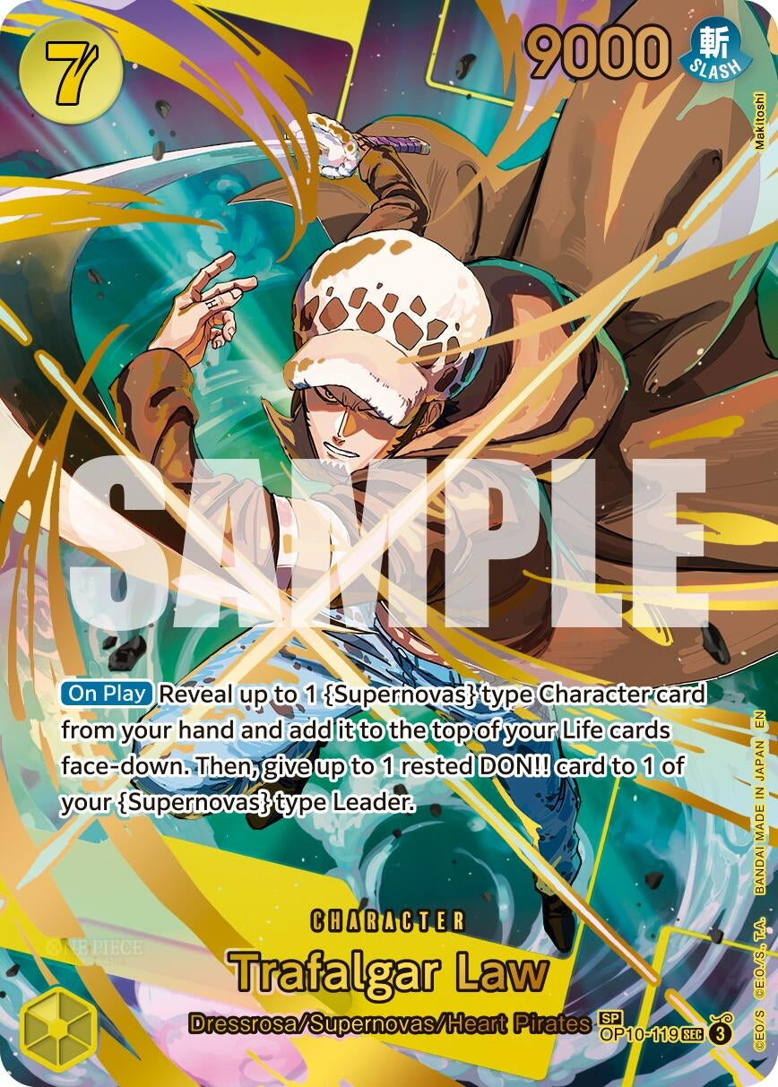 Trafalgar Law - OP10-119 (SP) (OP10-119) (Premium Booster -The Best- Vol. 2)