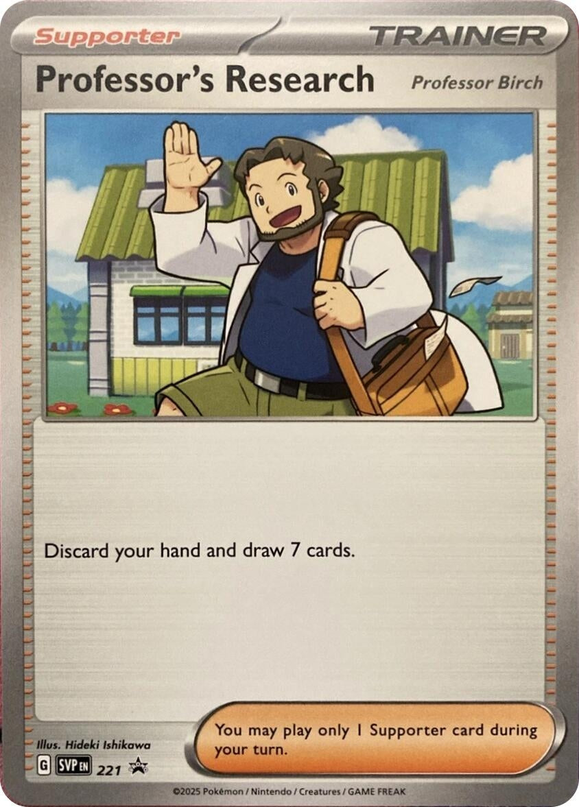Image for Professor's Research - 221 (221) (SV: Scarlet & Violet Promo Cards) - Pokemon
