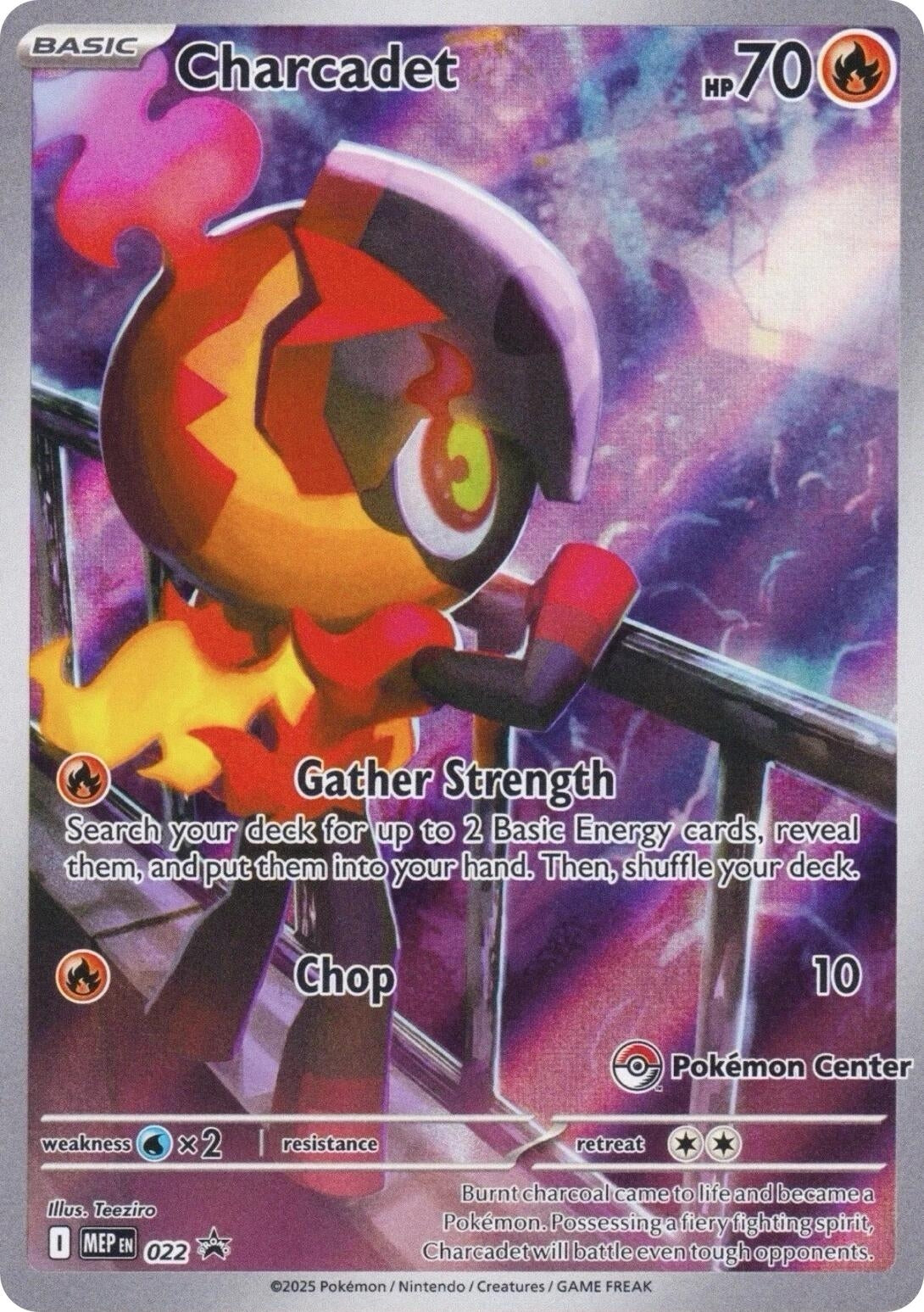 Image for Charcadet - 022 (Pokemon Center Exclusive) (022) (ME: Mega Evolution Promo) (MEP) - Pokemon