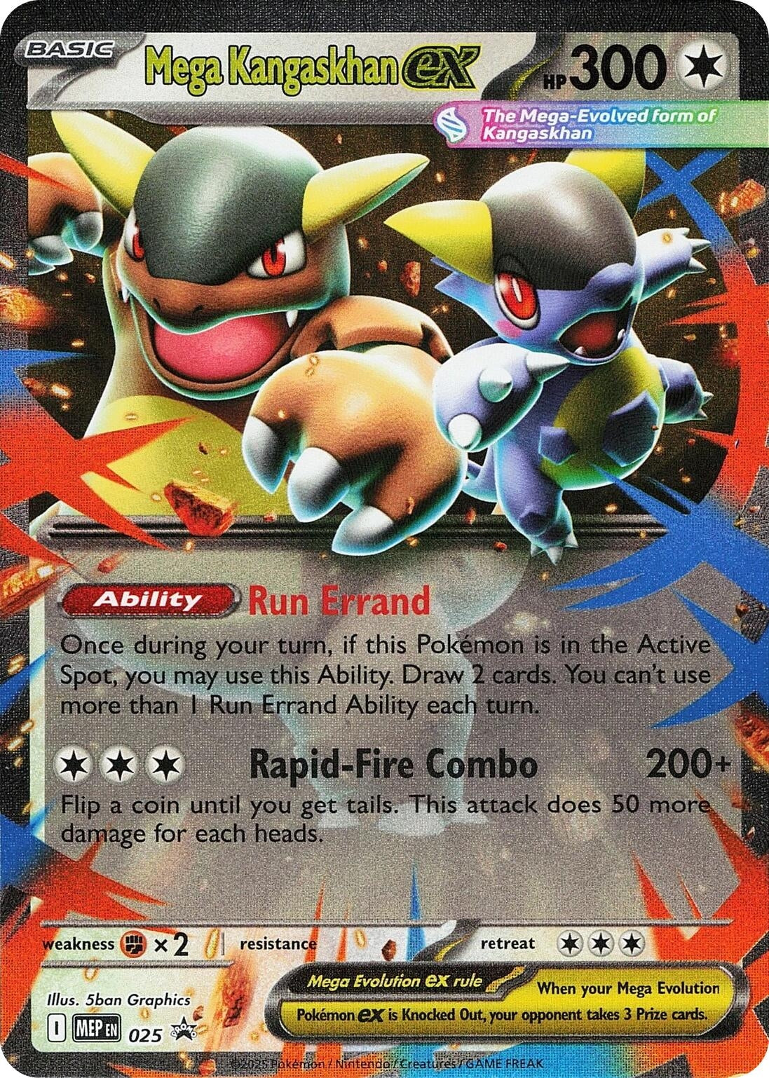 Image for Mega Kangaskhan ex - 025 (025) (ME: Mega Evolution Promo) (MEP) - Pokemon