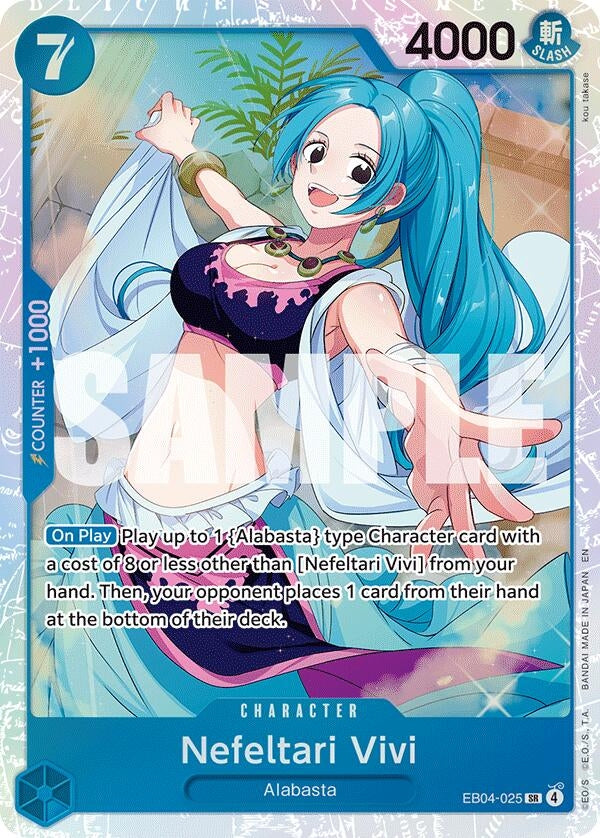 Image for Nefeltari Vivi (EB04-025) (The Azure Sea's Seven) (OP14) - One Piece Card Game